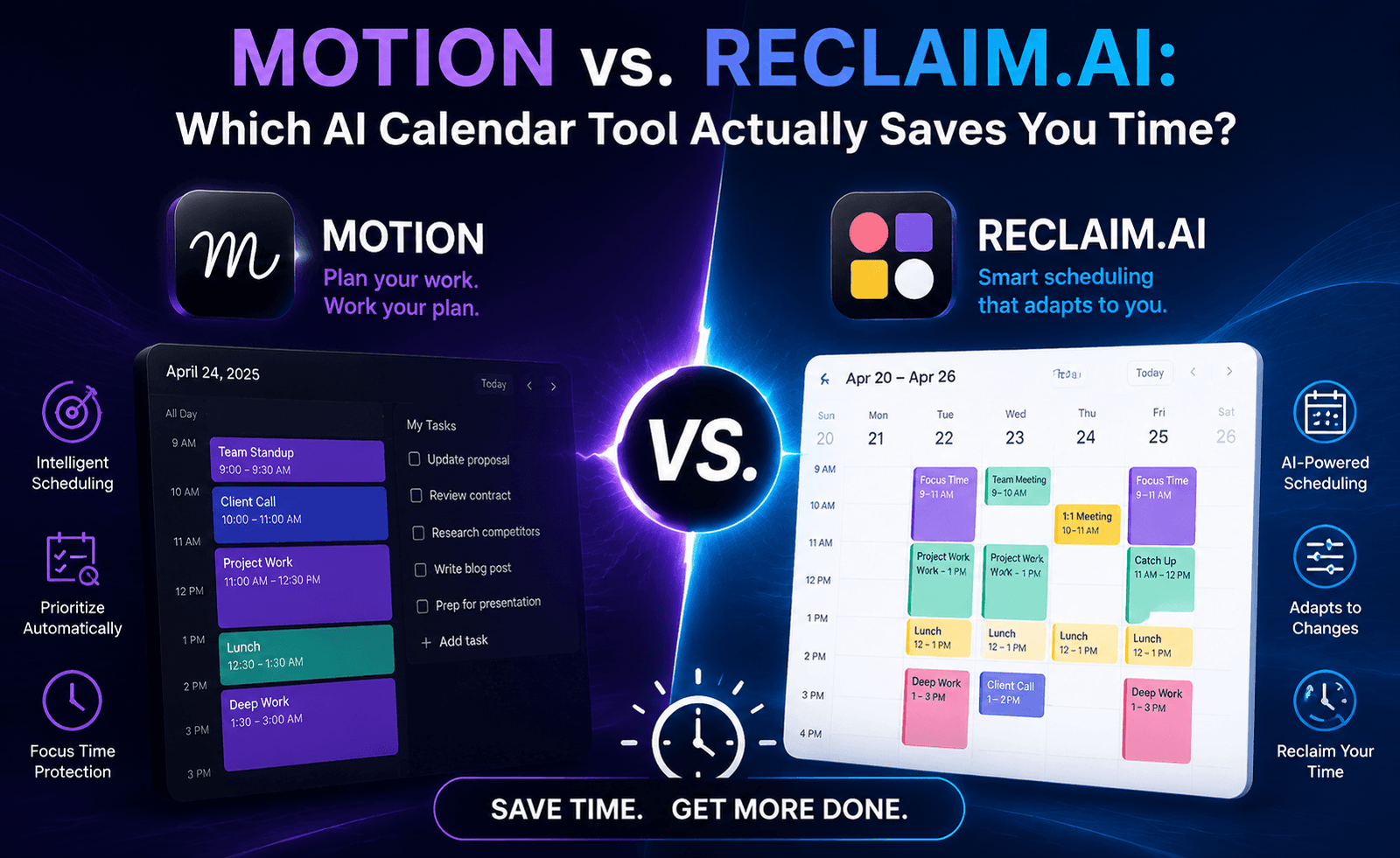 Motion vs. Reclaim.ai: Which AI Calendar Tool Actually Saves You Time?