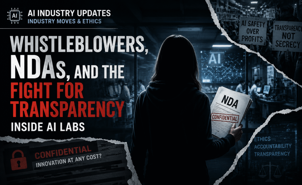 Whistleblowers, NDAs, and the Fight for Transparency Inside AI Labs